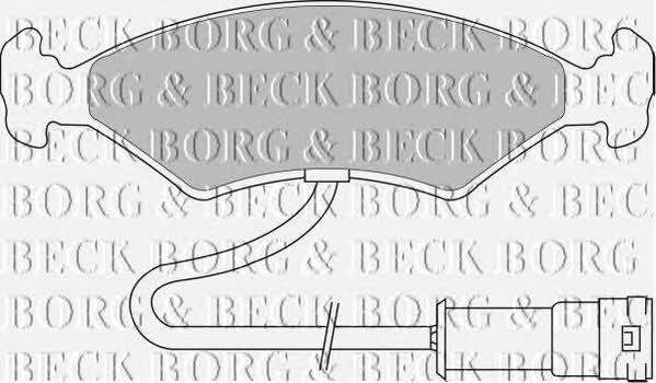 Borg & beck BBP1104 Гальмівні колодки, комплект BBP1104: Купити в Україні - Добра ціна на EXIST.UA!