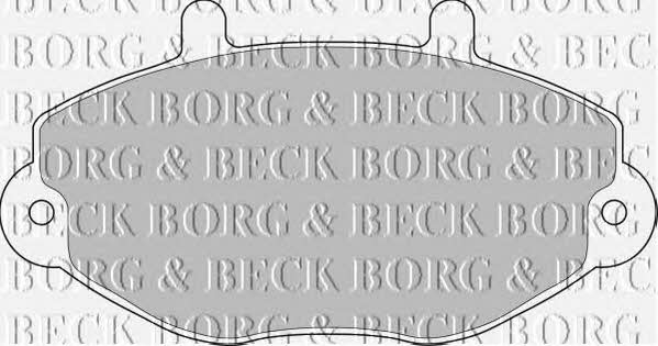 Borg & beck BBP1108 Гальмівні колодки, комплект BBP1108: Купити в Україні - Добра ціна на EXIST.UA!