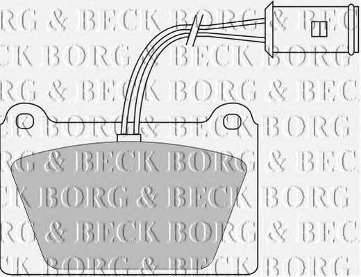 Borg & beck BBP1113 Гальмівні колодки, комплект BBP1113: Купити в Україні - Добра ціна на EXIST.UA!