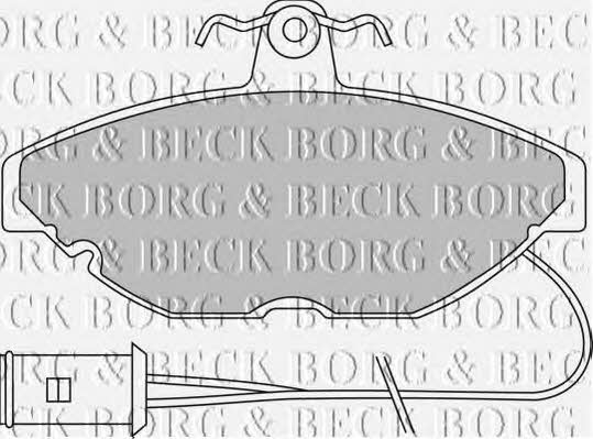 Borg & beck BBP1115 Гальмівні колодки, комплект BBP1115: Купити в Україні - Добра ціна на EXIST.UA!