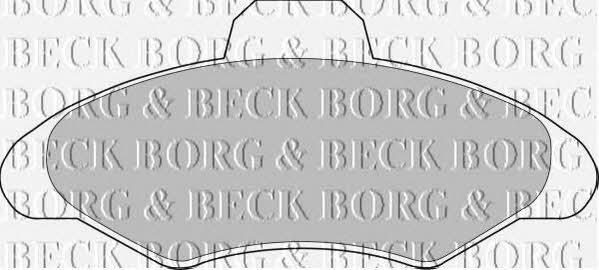 Borg & beck BBP1116 Гальмівні колодки, комплект BBP1116: Купити в Україні - Добра ціна на EXIST.UA!
