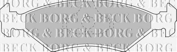 Borg & beck BBP1118 Гальмівні колодки, комплект BBP1118: Купити в Україні - Добра ціна на EXIST.UA!