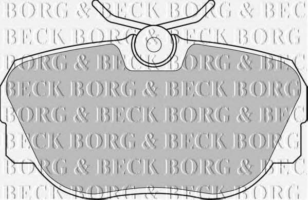 Borg & beck BBP1119 Гальмівні колодки, комплект BBP1119: Купити в Україні - Добра ціна на EXIST.UA!