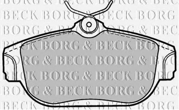 Borg & beck BBP1120 Гальмівні колодки, комплект BBP1120: Купити в Україні - Добра ціна на EXIST.UA!