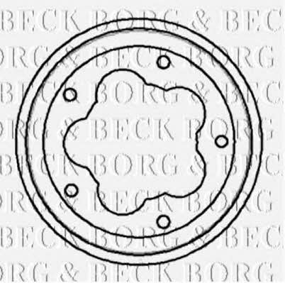Borg & beck BBR7016 Барабан гальмівний BBR7016: Купити в Україні - Добра ціна на EXIST.UA!