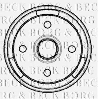 Borg & beck BBR7019 Барабан гальмівний задній BBR7019: Купити в Україні - Добра ціна на EXIST.UA!