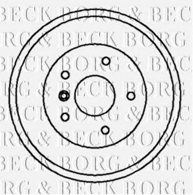 Borg & beck BBR7021 Барабан гальмівний задній BBR7021: Купити в Україні - Добра ціна на EXIST.UA!