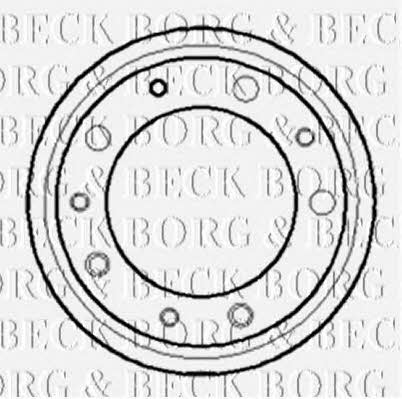 Borg & beck BBR7029 Барабан гальмівний BBR7029: Купити в Україні - Добра ціна на EXIST.UA!