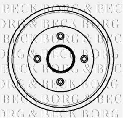 Borg & beck BBR7034 Барабан гальмівний задній BBR7034: Купити в Україні - Добра ціна на EXIST.UA!