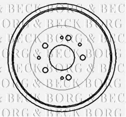Borg & beck BBR7039 Барабан гальмівний задній BBR7039: Купити в Україні - Добра ціна на EXIST.UA!