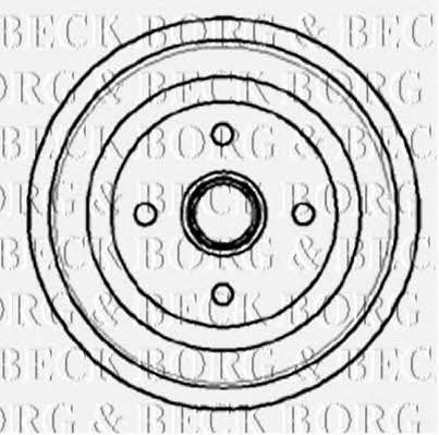 Borg & beck BBR7046 Барабан гальмівний задній BBR7046: Купити в Україні - Добра ціна на EXIST.UA!
