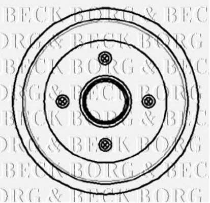 Borg & beck BBR7054 Барабан гальмівний задній BBR7054: Купити в Україні - Добра ціна на EXIST.UA!
