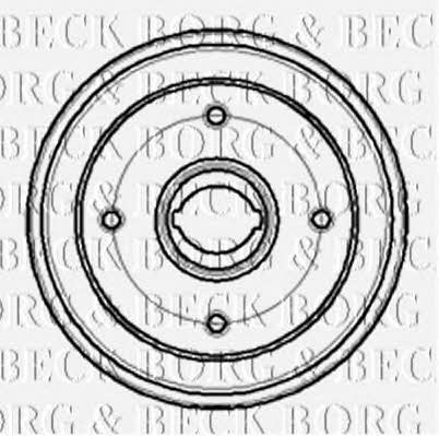 Borg & beck BBR7061 Барабан гальмівний задній BBR7061: Купити в Україні - Добра ціна на EXIST.UA!