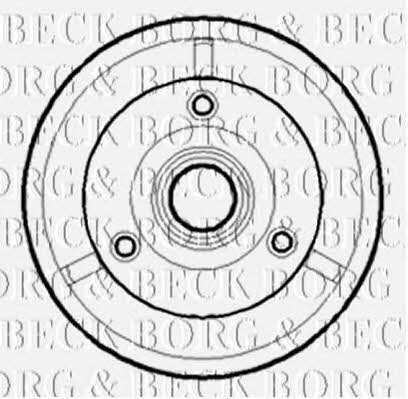 Borg & beck BBR7074 Барабан гальмівний задній BBR7074: Купити в Україні - Добра ціна на EXIST.UA!