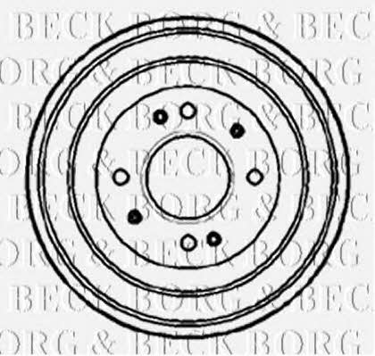 Borg & beck BBR7078 Барабан гальмівний задній BBR7078: Купити в Україні - Добра ціна на EXIST.UA!