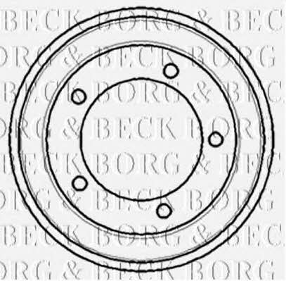 Borg & beck BBR7083 Барабан гальмівний задній BBR7083: Купити в Україні - Добра ціна на EXIST.UA!