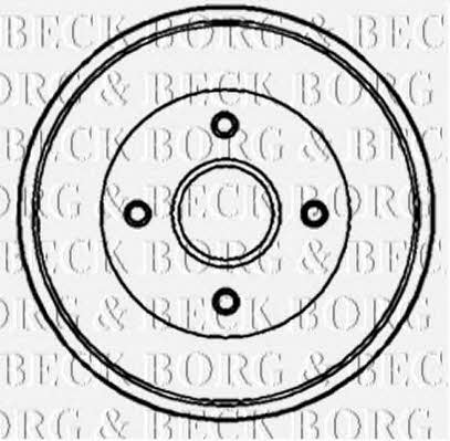 Borg & beck BBR7087 Барабан гальмівний задній BBR7087: Купити в Україні - Добра ціна на EXIST.UA!