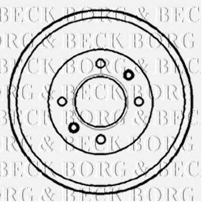 Borg & beck BBR7088 Барабан гальмівний задній BBR7088: Купити в Україні - Добра ціна на EXIST.UA!