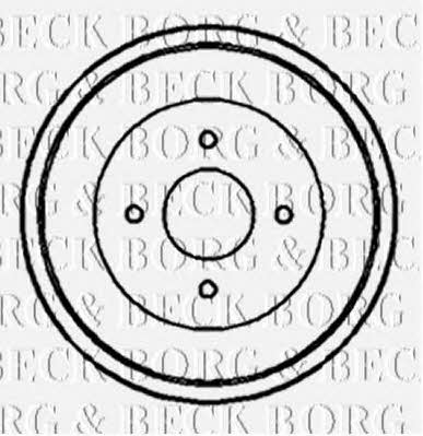 Borg & beck BBR7090 Барабан гальмівний задній BBR7090: Купити в Україні - Добра ціна на EXIST.UA!
