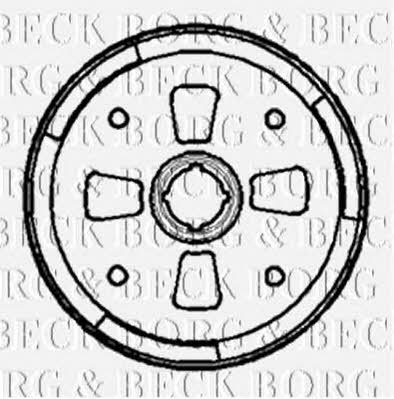 Borg & beck BBR7094 Барабан гальмівний задній BBR7094: Приваблива ціна - Купити в Україні на EXIST.UA!