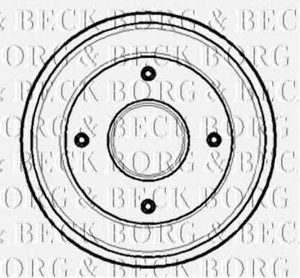 Borg & beck BBR7105 Барабан гальмівний задній BBR7105: Купити в Україні - Добра ціна на EXIST.UA!