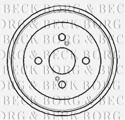 Borg & beck BBR7108 Барабан гальмівний задній BBR7108: Приваблива ціна - Купити в Україні на EXIST.UA!