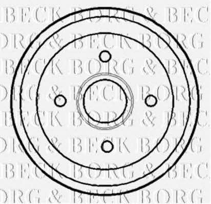 Borg & beck BBR7116 Барабан гальмівний задній BBR7116: Купити в Україні - Добра ціна на EXIST.UA!