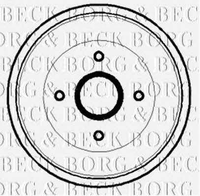 Borg & beck BBR7125 Барабан гальмівний задній BBR7125: Купити в Україні - Добра ціна на EXIST.UA!