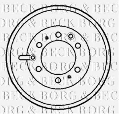Borg & beck BBR7126 Барабан гальмівний задній BBR7126: Приваблива ціна - Купити в Україні на EXIST.UA!