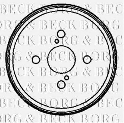 Borg & beck BBR7130 Барабан гальмівний задній BBR7130: Купити в Україні - Добра ціна на EXIST.UA!