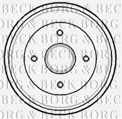 Borg & beck BBR7137 Барабан гальмівний задній BBR7137: Купити в Україні - Добра ціна на EXIST.UA!