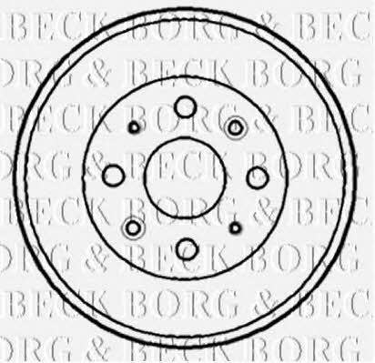Borg & beck BBR7158 Барабан гальмівний задній BBR7158: Купити в Україні - Добра ціна на EXIST.UA!
