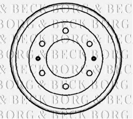 Borg & beck BBR7163 Барабан гальмівний задній BBR7163: Купити в Україні - Добра ціна на EXIST.UA!