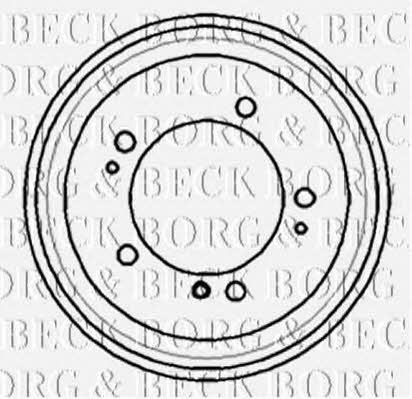 Borg & beck BBR7170 Барабан гальмівний задній BBR7170: Купити в Україні - Добра ціна на EXIST.UA!