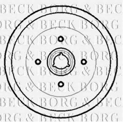 Borg & beck BBR7172 Барабан гальмівний BBR7172: Купити в Україні - Добра ціна на EXIST.UA!
