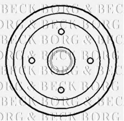 Borg & beck BBR7176 Барабан гальмівний задній BBR7176: Купити в Україні - Добра ціна на EXIST.UA!