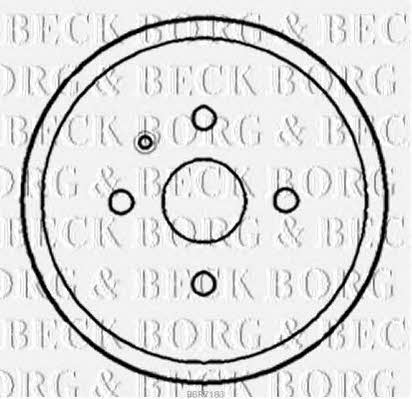Borg & beck BBR7183 Барабан гальмівний задній BBR7183: Купити в Україні - Добра ціна на EXIST.UA!