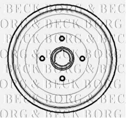Borg & beck BBR7189 Барабан гальмівний задній BBR7189: Купити в Україні - Добра ціна на EXIST.UA!