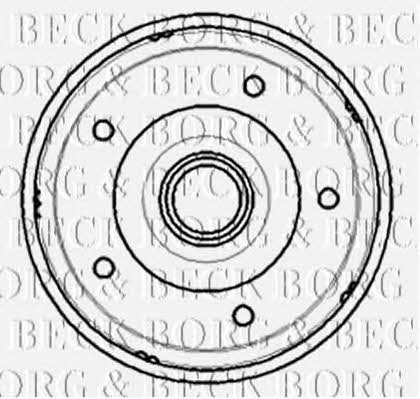 Borg & beck BBR7194 Барабан гальмівний задній BBR7194: Купити в Україні - Добра ціна на EXIST.UA!