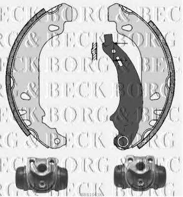 Borg & beck BBS1043K Колодки гальмівні барабанні, комплект BBS1043K: Купити в Україні - Добра ціна на EXIST.UA!