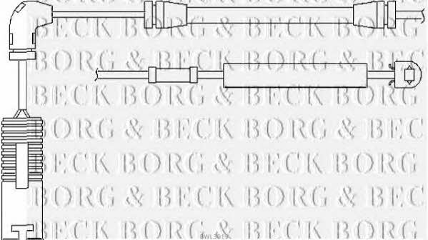 Borg & beck BWL3019 Датчик зносу гальмівних колодок BWL3019: Купити в Україні - Добра ціна на EXIST.UA!