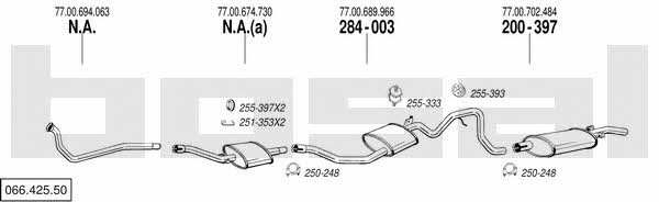 Bosal 066.425.50 Система випуску відпрацьованих газів 06642550: Купити в Україні - Добра ціна на EXIST.UA! 06642550 Bosal Система випуску відпрацьованих газів