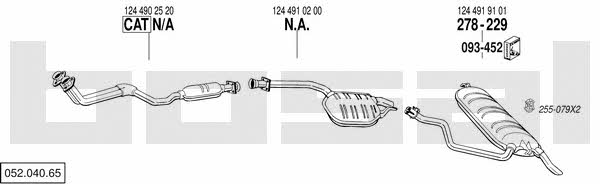 Bosal 052.040.65 Система випуску відпрацьованих газів 05204065: Купити в Україні - Добра ціна на EXIST.UA! 05204065 Bosal Система випуску відпрацьованих газів
