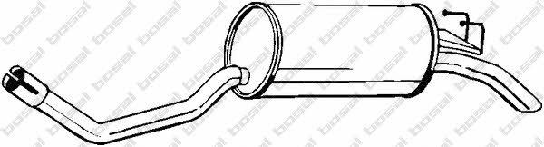 148123 Bosal Глушитель, задняя часть