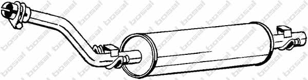 175019 Bosal Глушитель, задняя часть