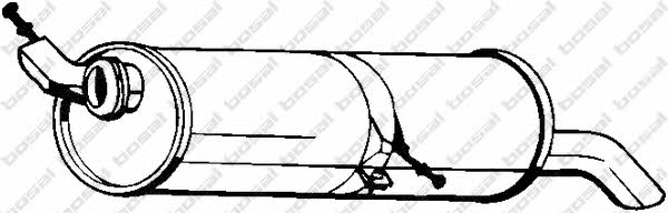 190029 Bosal Глушитель, задняя часть
