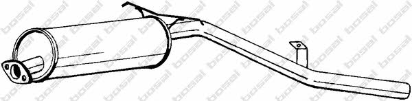 281077 Bosal Глушитель, задняя часть