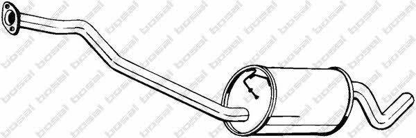 279457 Bosal Резонатор глушителя