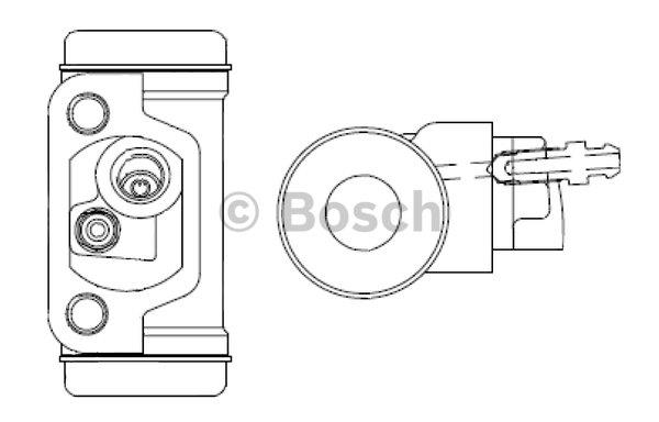 Циліндр гальмівний, колесний Bosch F 026 002 357