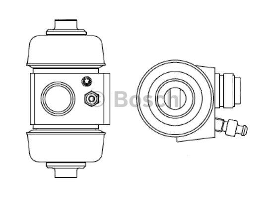 Циліндр гальмівний, колесний Bosch F 026 002 373